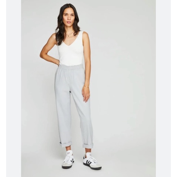 NWT Gentle Fawn Dumont Light Grey Joggers Sweatpants Size Small - Picture 1 of 5